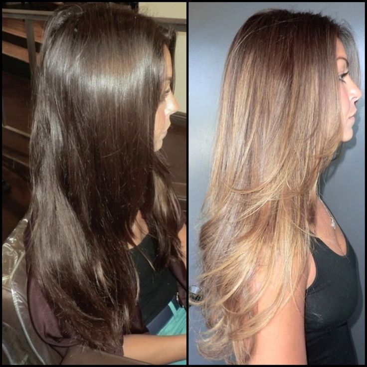Декапирование волос до и после фото
