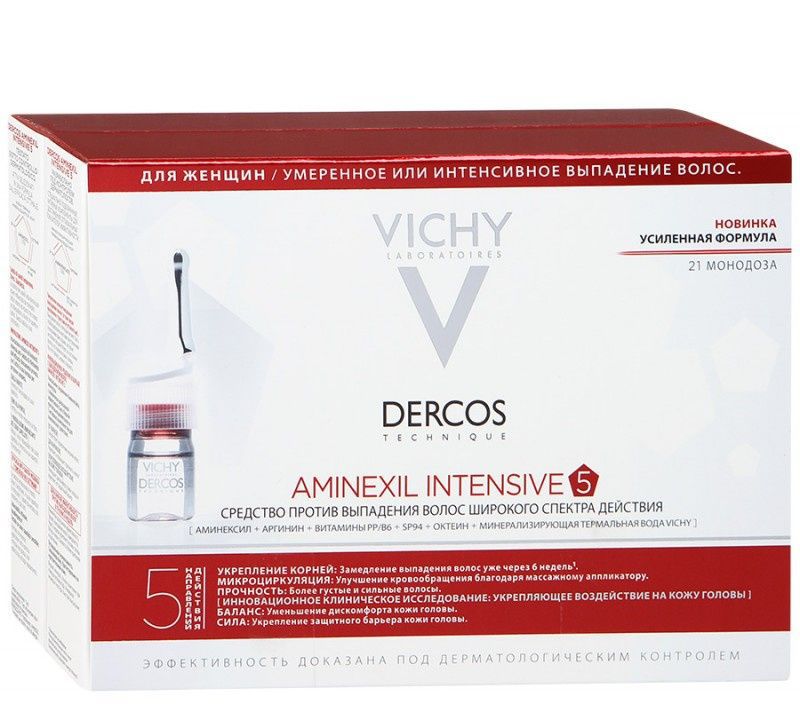 Ампулы Dercos Aminexil Intensive 5
