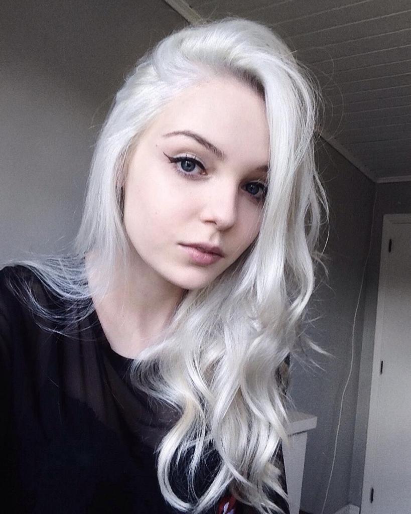 Красивые Белые Волосы Фото