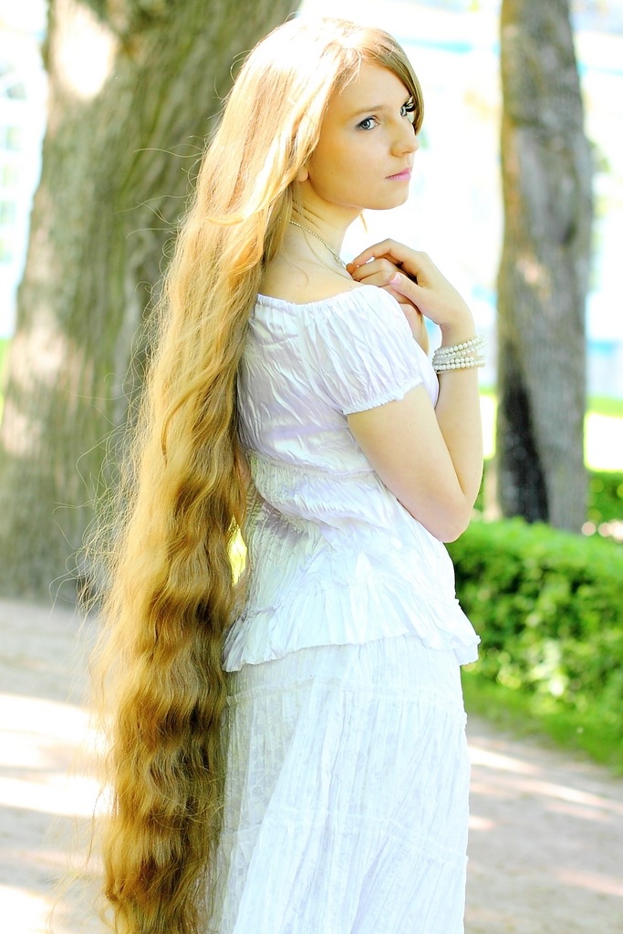 красивые длинные волосы