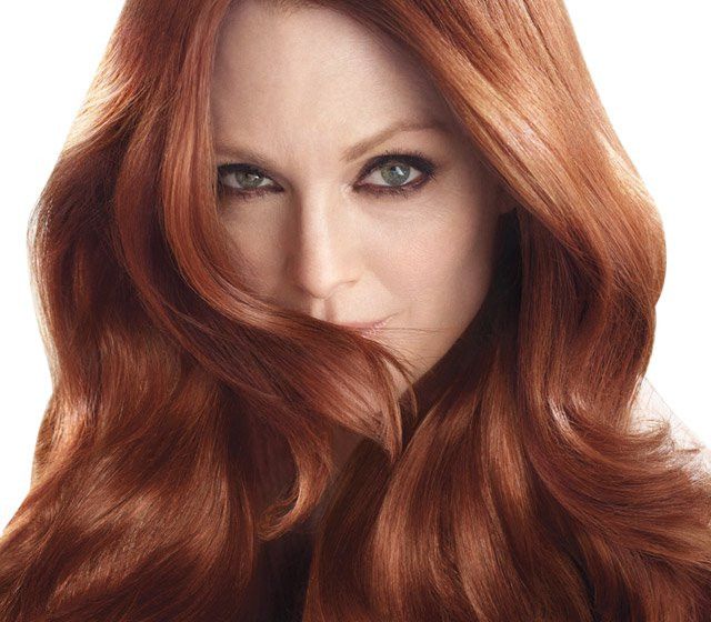Каштаново-рыжий цвет волос