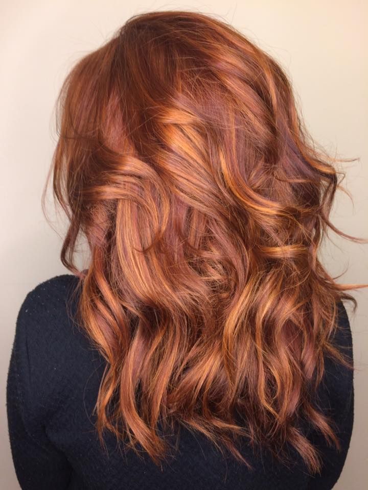 Карамельный рыжий цвет волос