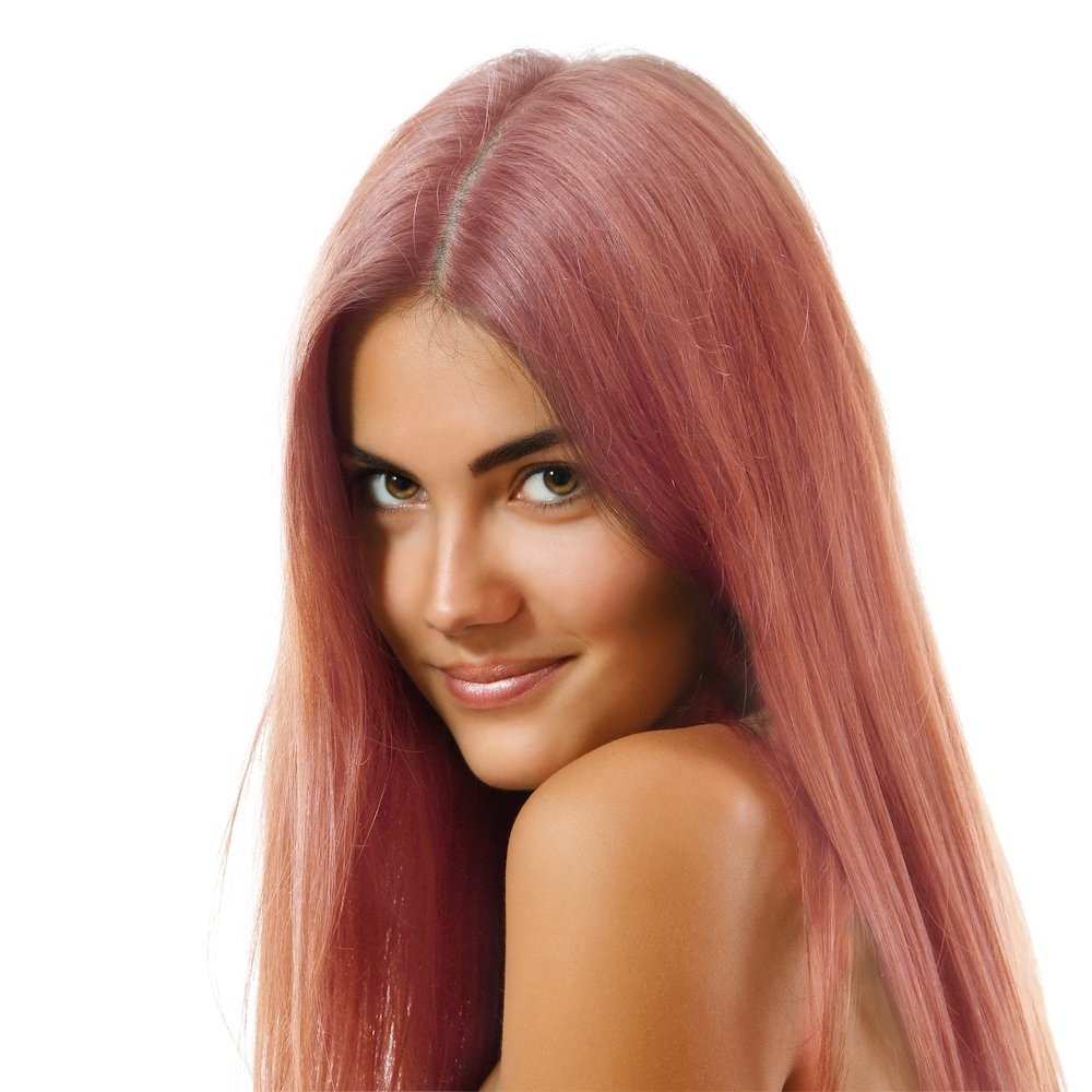 Розовые волосы как сделать