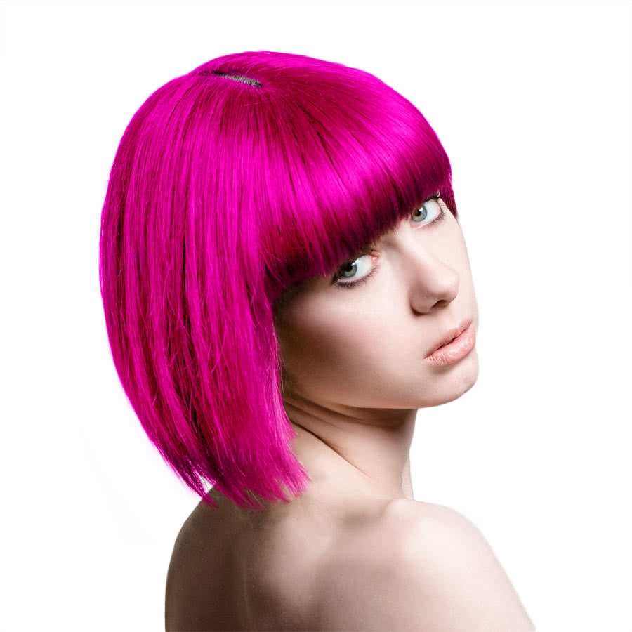 Окрашивание волос розовый оттенок